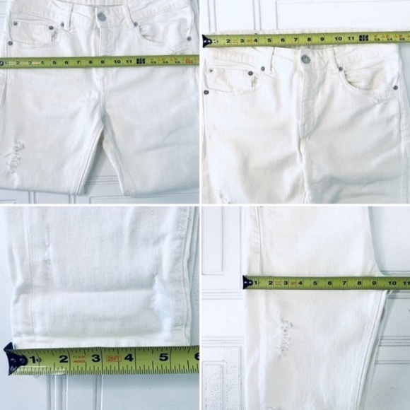 ZARA woman premium denim collection ripped distressed jeans women  4 - Picture 14 of 15